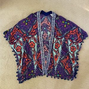 NWOT Trina Turk kimono beach cover up